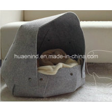 Grey Cat Cave, Felt Pet House